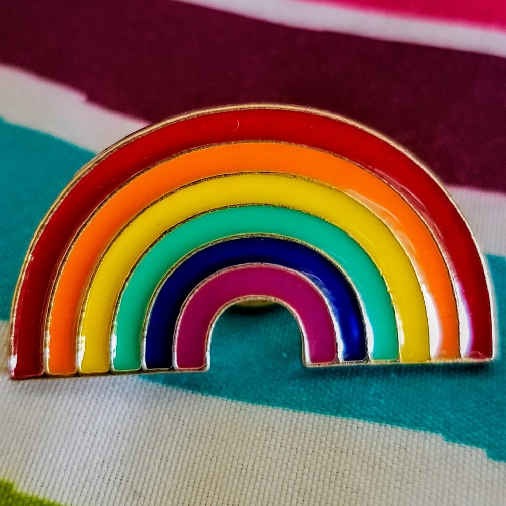 Novelty Rainbow Enamel Pin